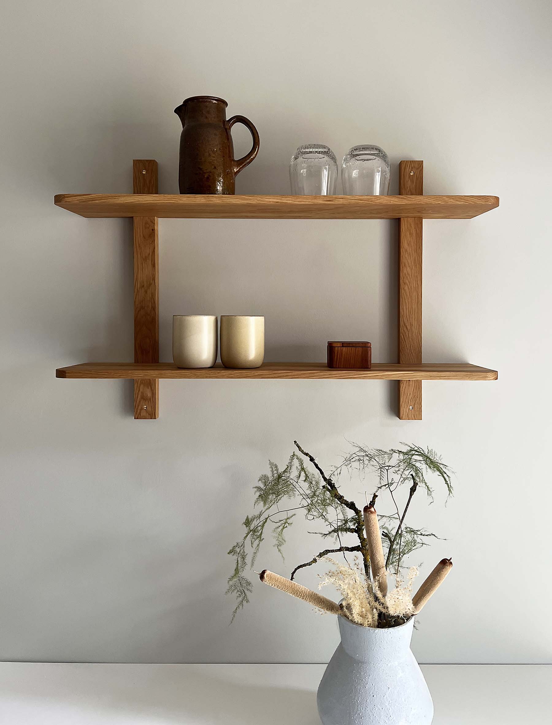 Nord | Hylla i Ek - 80 cm - double