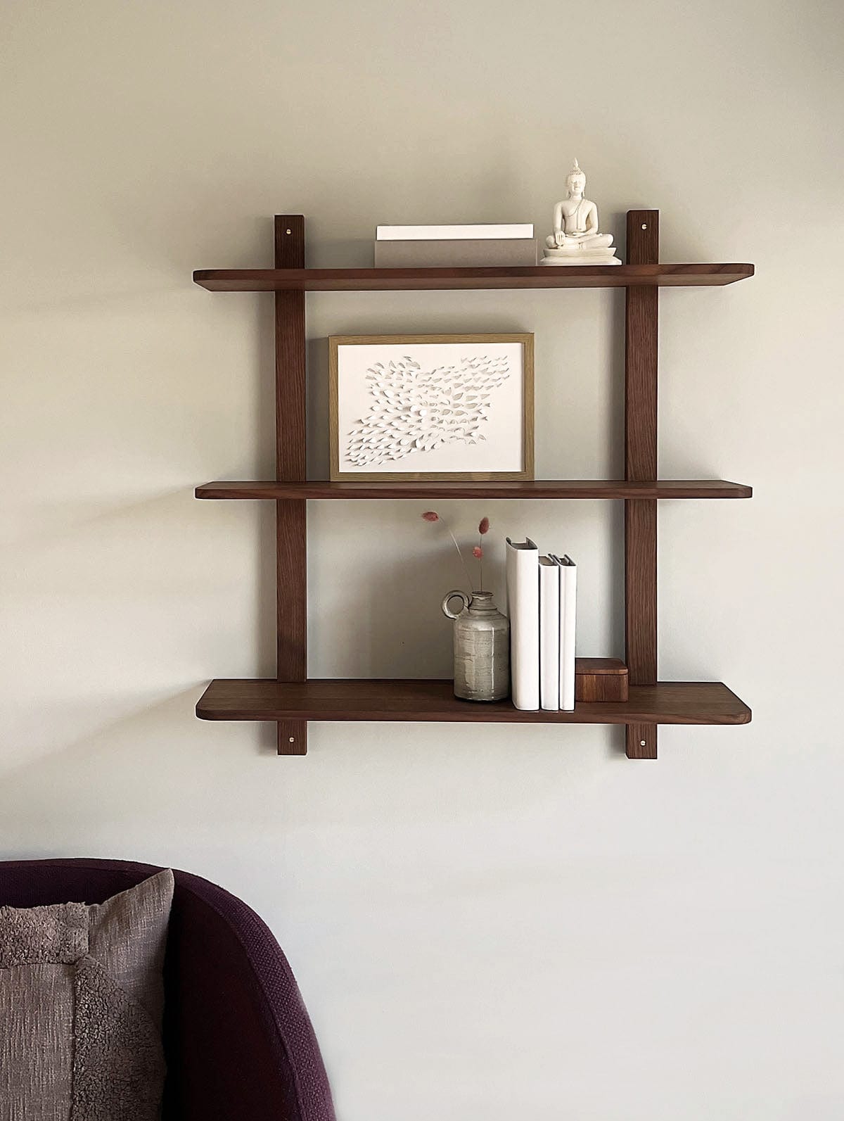 Nord | Hylla i Thermo Ask - 80 cm - tripple
