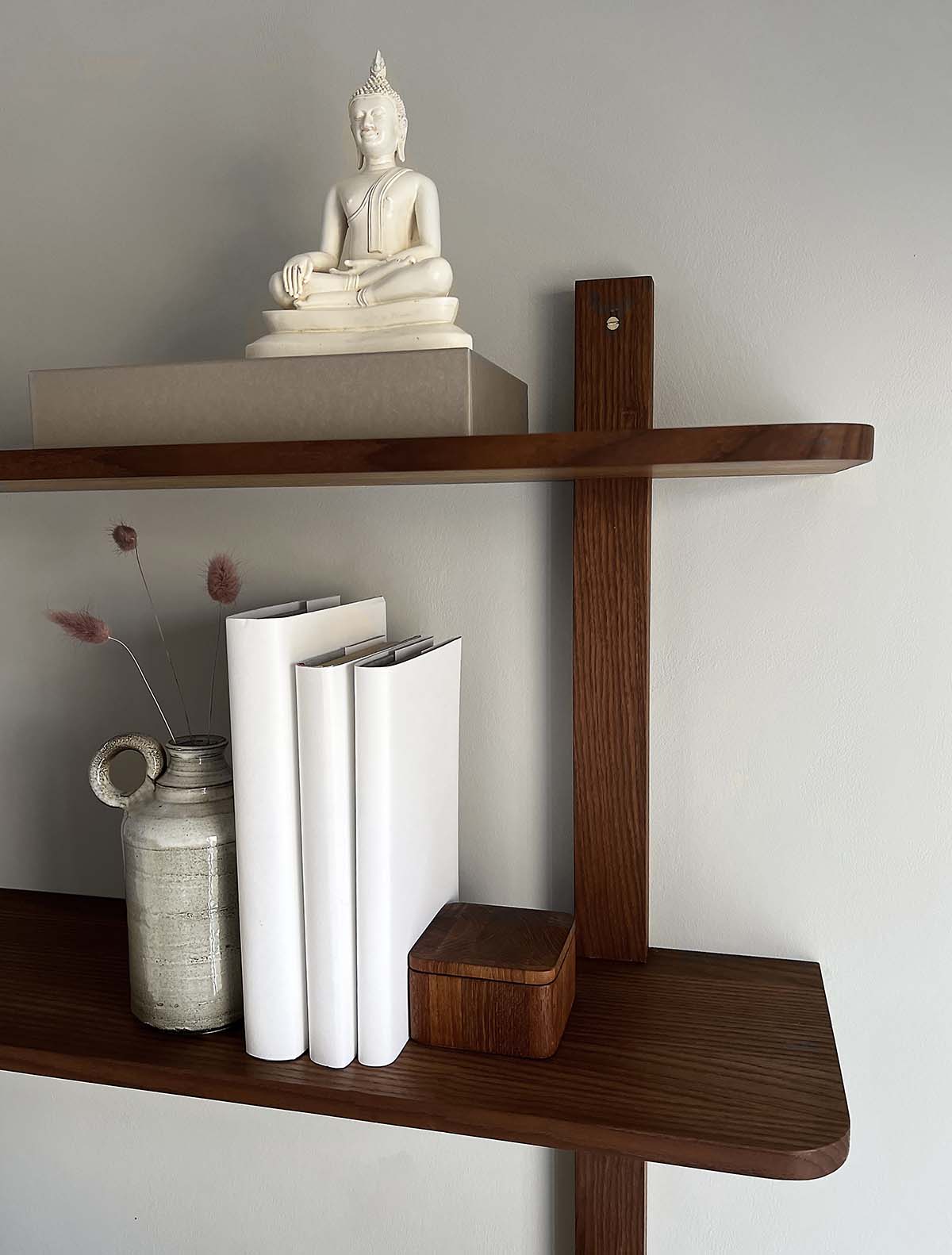 Nord | Hylla i Thermo Ask - 80 cm - tripple