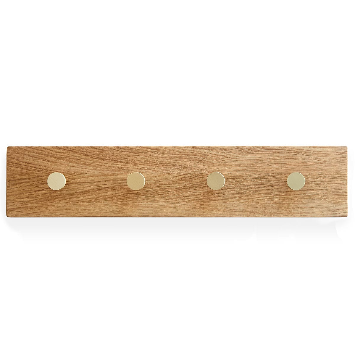 Oak Row | Knagerække i Eg/Messing L 50 cm x B 10 cm MOUD Home MH-210892 FINICC