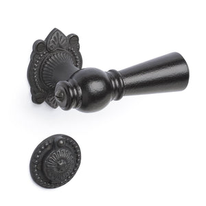 Østerbro | Dörrhandtag i Svart - 1670/1671 rosetter och nyckelskyltar