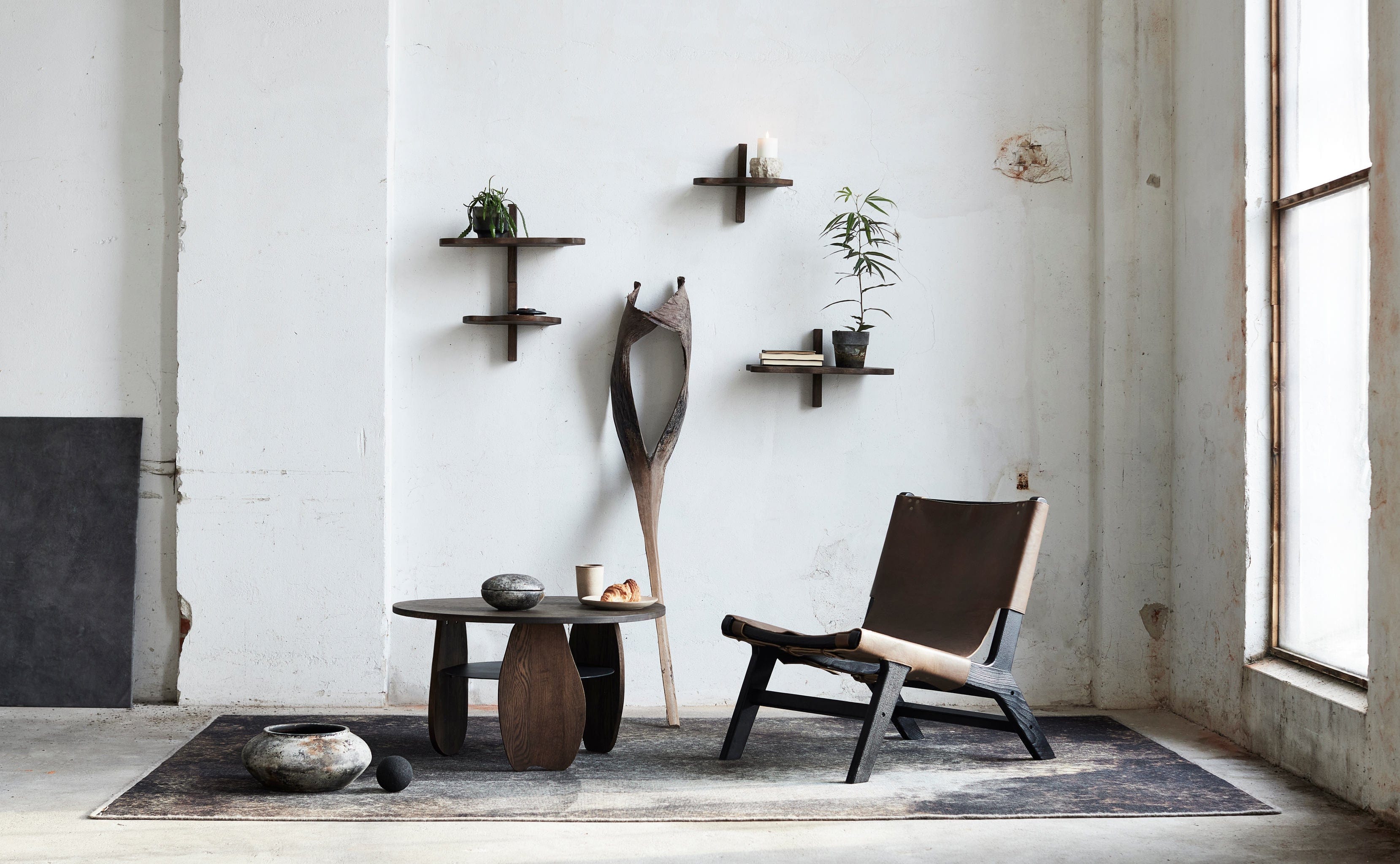 Pamu | Hylla i Brun Ek - liten modell