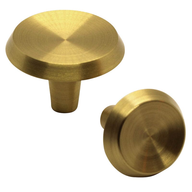 Pin | Knop/Knage i Børstet Messing Med lak MOUD Home FINICC