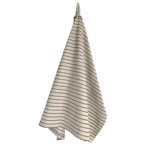 Pure | Kökshandduk i Beige / Brun Stribet