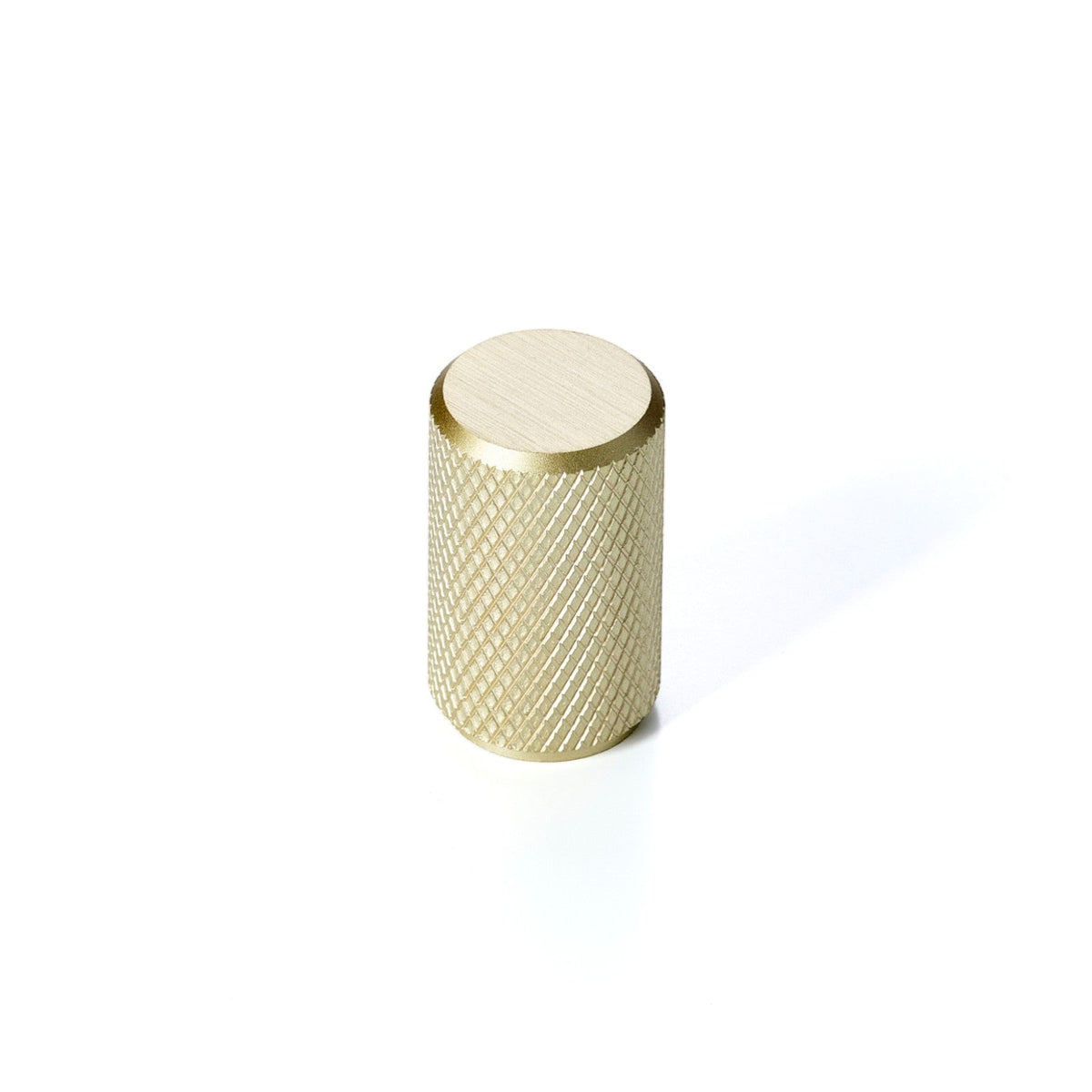 Quilt | Knop i Børstet Messing Ø 18 mm x D 30 mm METAKOR MK-70.4153.86 FINICC