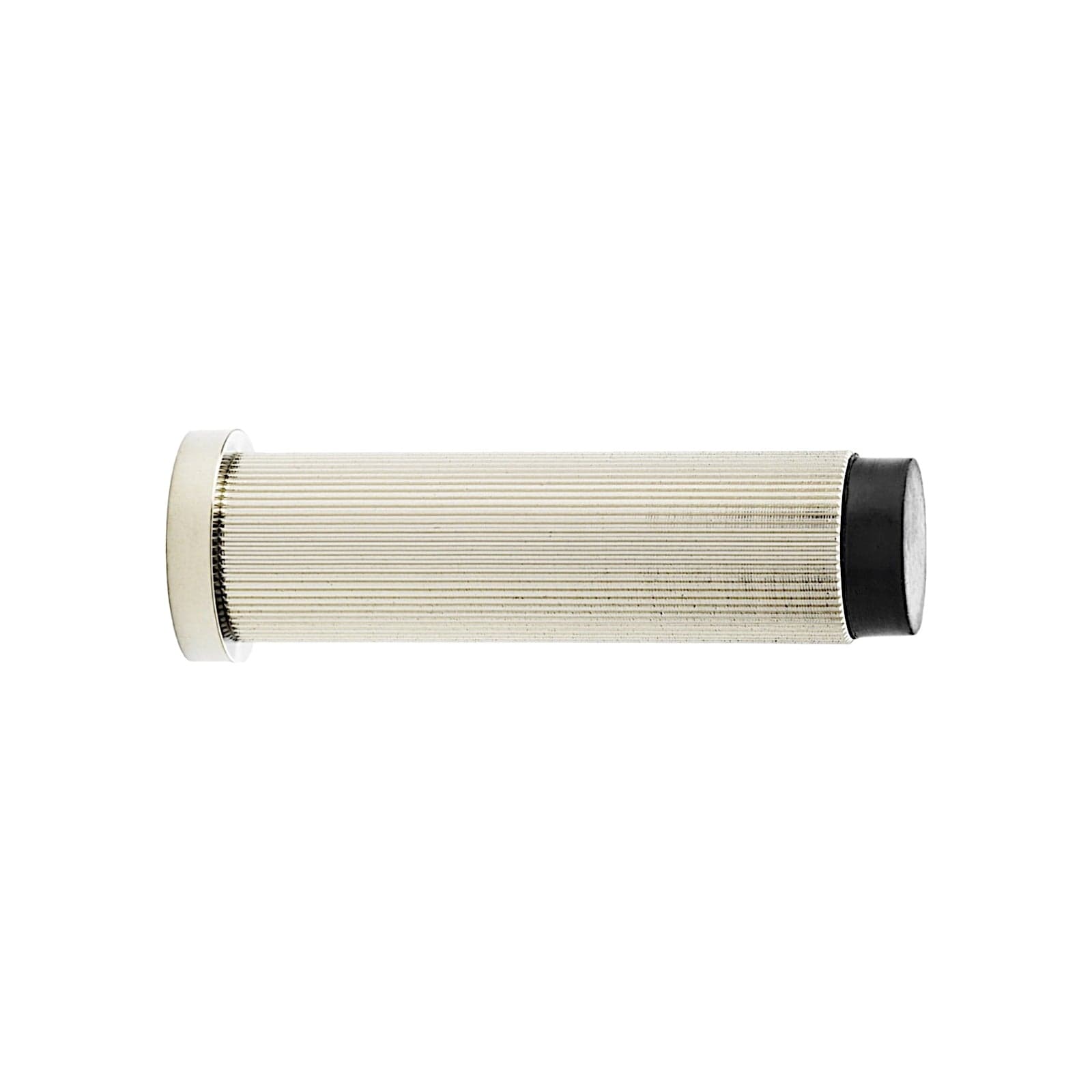 Reeded Wall | Dørstopper i Blank Nikkel Ø 20 mm x D 75 mm Alexander & Wilks AW602-75-PNPVD FINICC