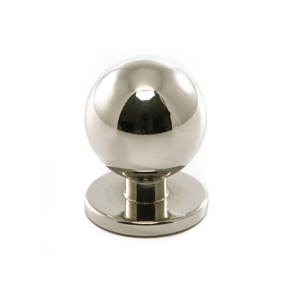 Solliden | Knop i Blank Nikkel Ø 20 mm x D 27 mm Et Al LF-1349-20-07 FINICC