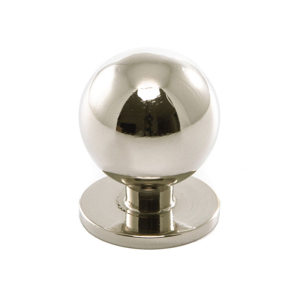 Solliden | Knop i Blank Nikkel Ø 25 mm x D 31 mm Et Al LF-1349-25-07 FINICC