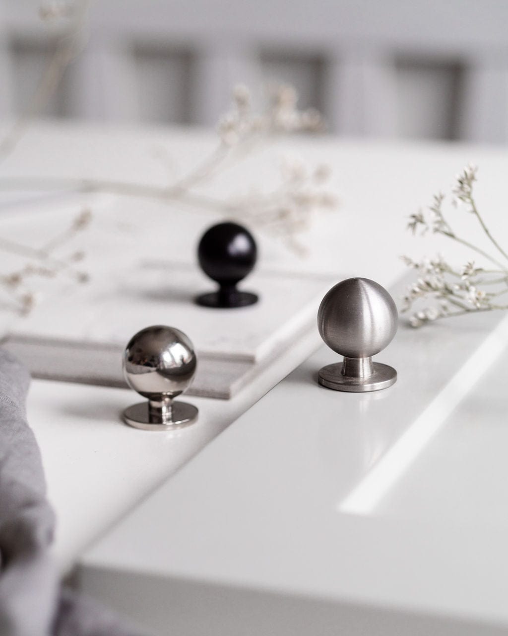 Solliden | Knopp i Rostfritt Stål Finish