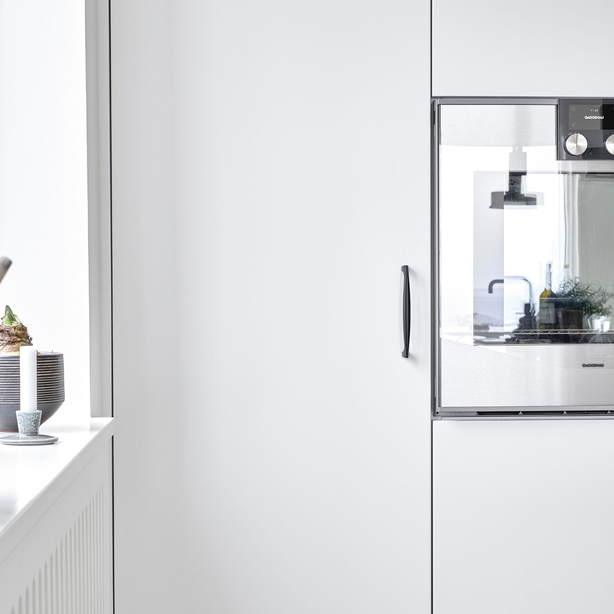 Span | Greb i Sort L 170,6 mm (C/C: 160 mm) Furnipart FP-449020160-9005 FINICC