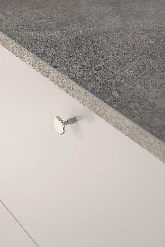 Spira | Knop i Blank Nikkel Ø 24 mm x D 28,5 mm Beslag Design 343362-11 FINICC