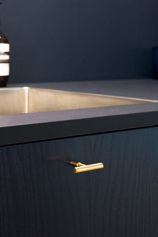 Spira | T-Greb i Blank Messing med Lak L 41 mm x 31.5 mm Beslag Design 343366-11 FINICC