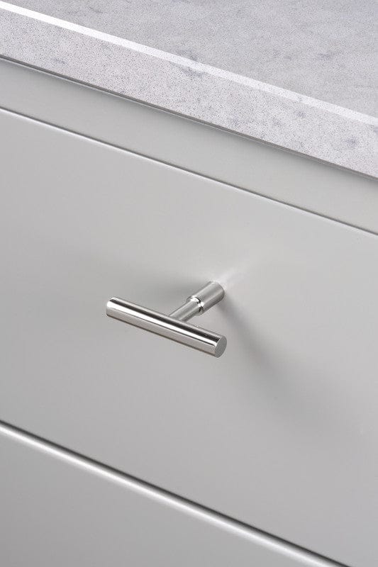Spira | T-handtag i Blank Nickel