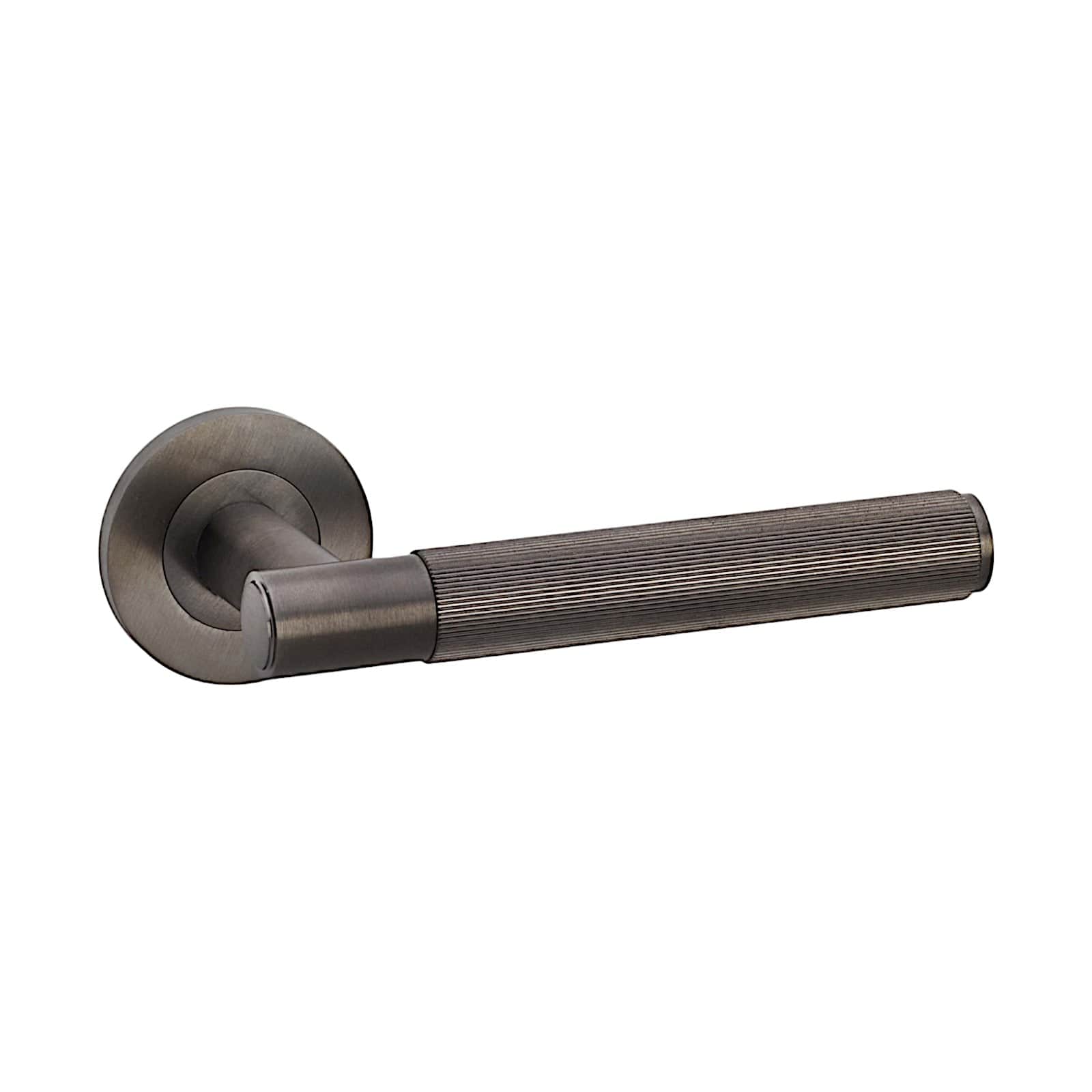 Spitfire Reeded | Dörrhandtag i Dark Bronze
