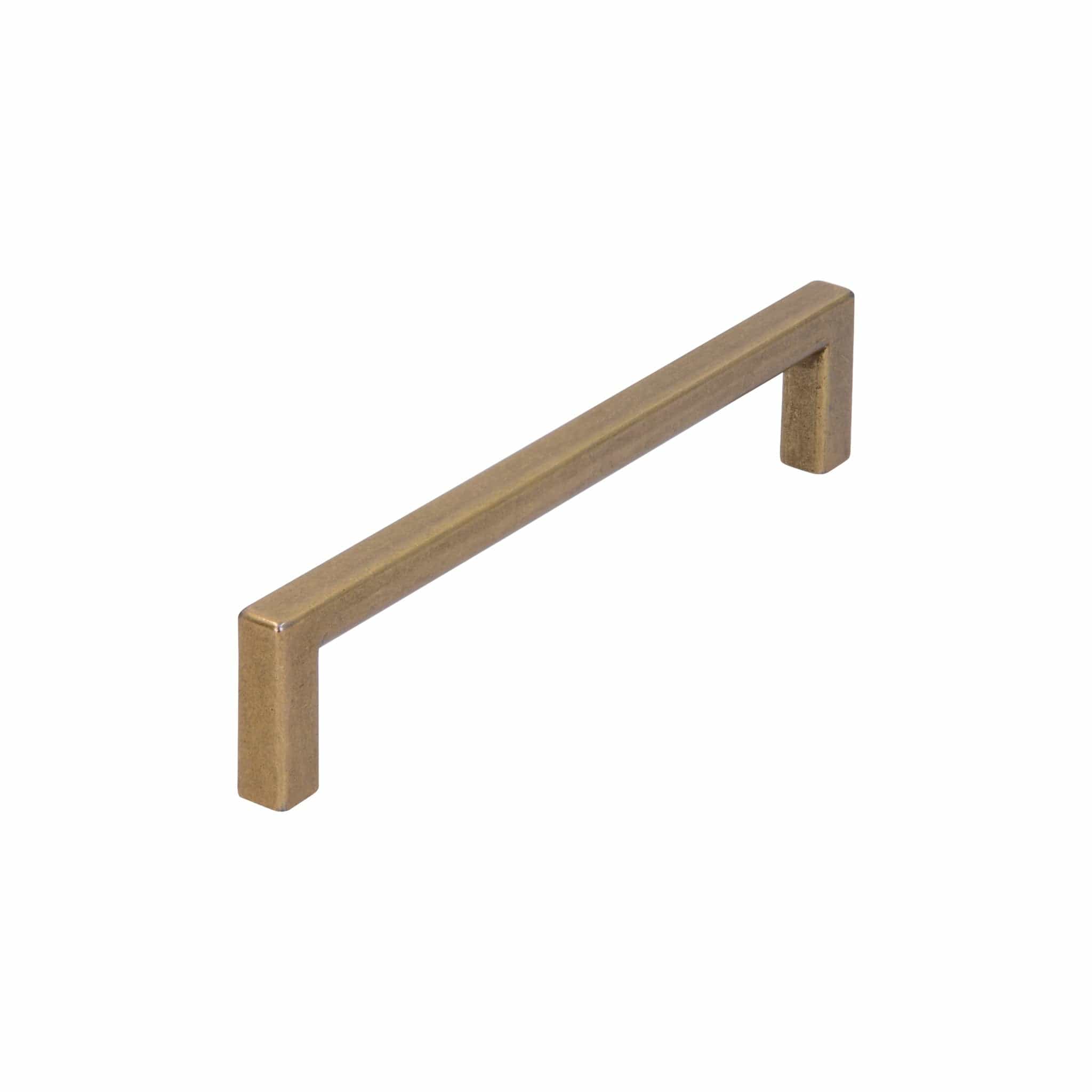 Square Slim | Greb i Antik Messing/Guld Finish L 136 mm (C/C 128 mm) SIRO SR-2108-136ZN83 FINICC
