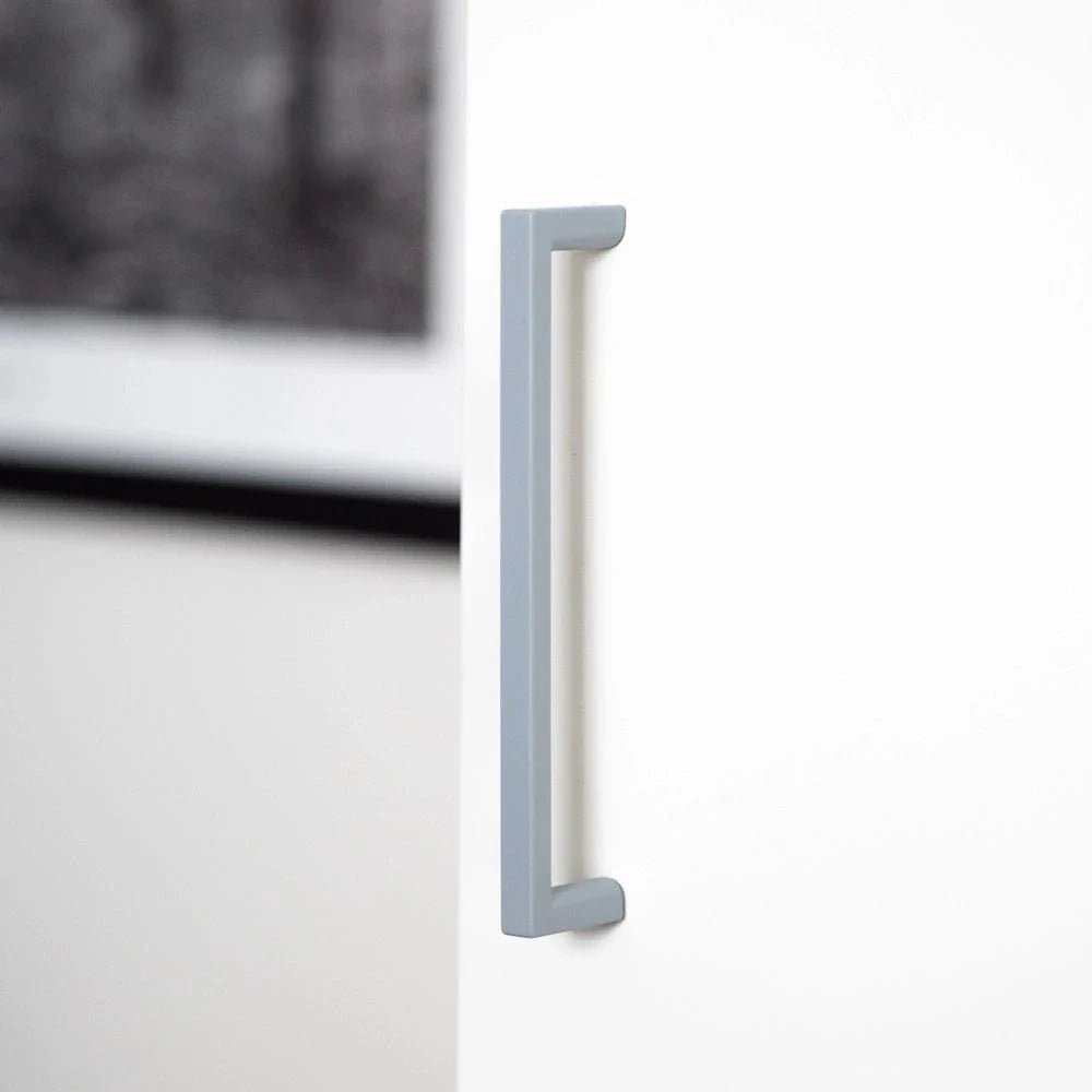 Square Slim | Handtag i Matt Blå