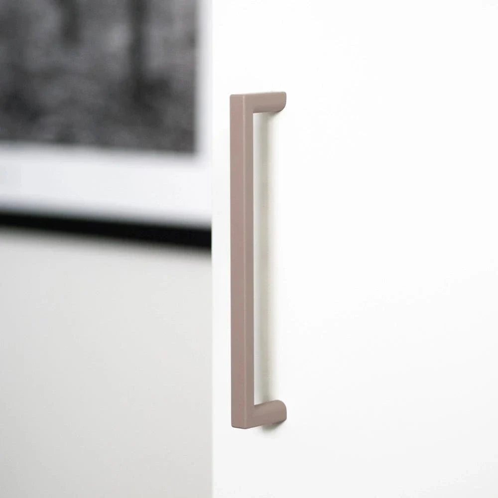 Square Slim | Handtag i Matt Rosa
