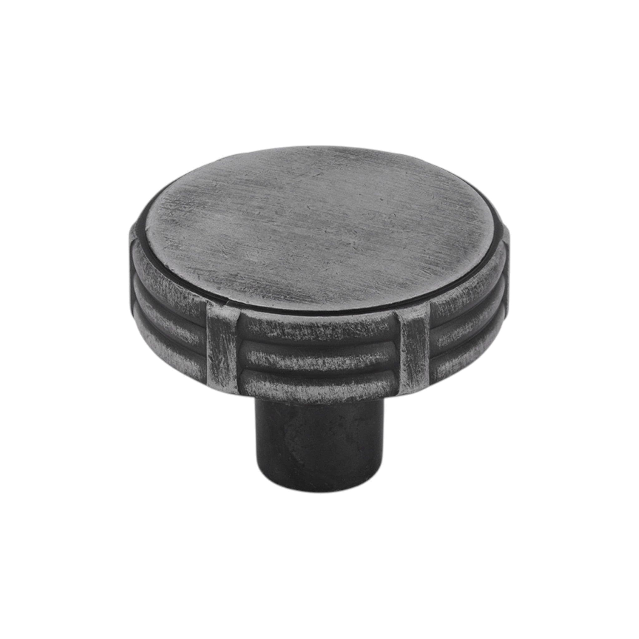SR Bamboo | Knop i Antik Tin Ø 35 mm x D 26 mm SIRO SR-2612-35ZN75 FINICC