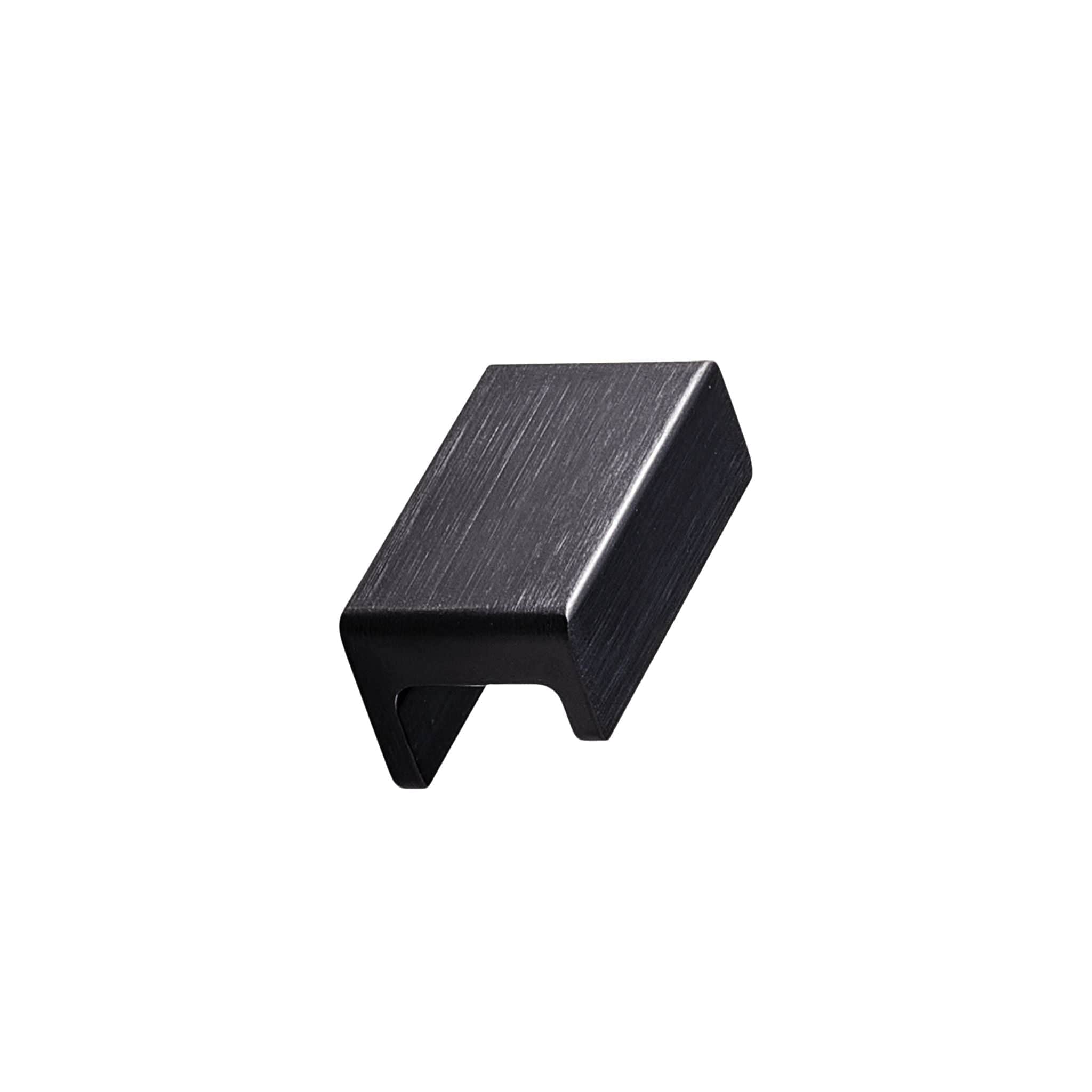 Station | Greb i Børstet Mat Sort L 44 mm (C/C: 32 mm) Furnipart FP-437620032-76 FINICC