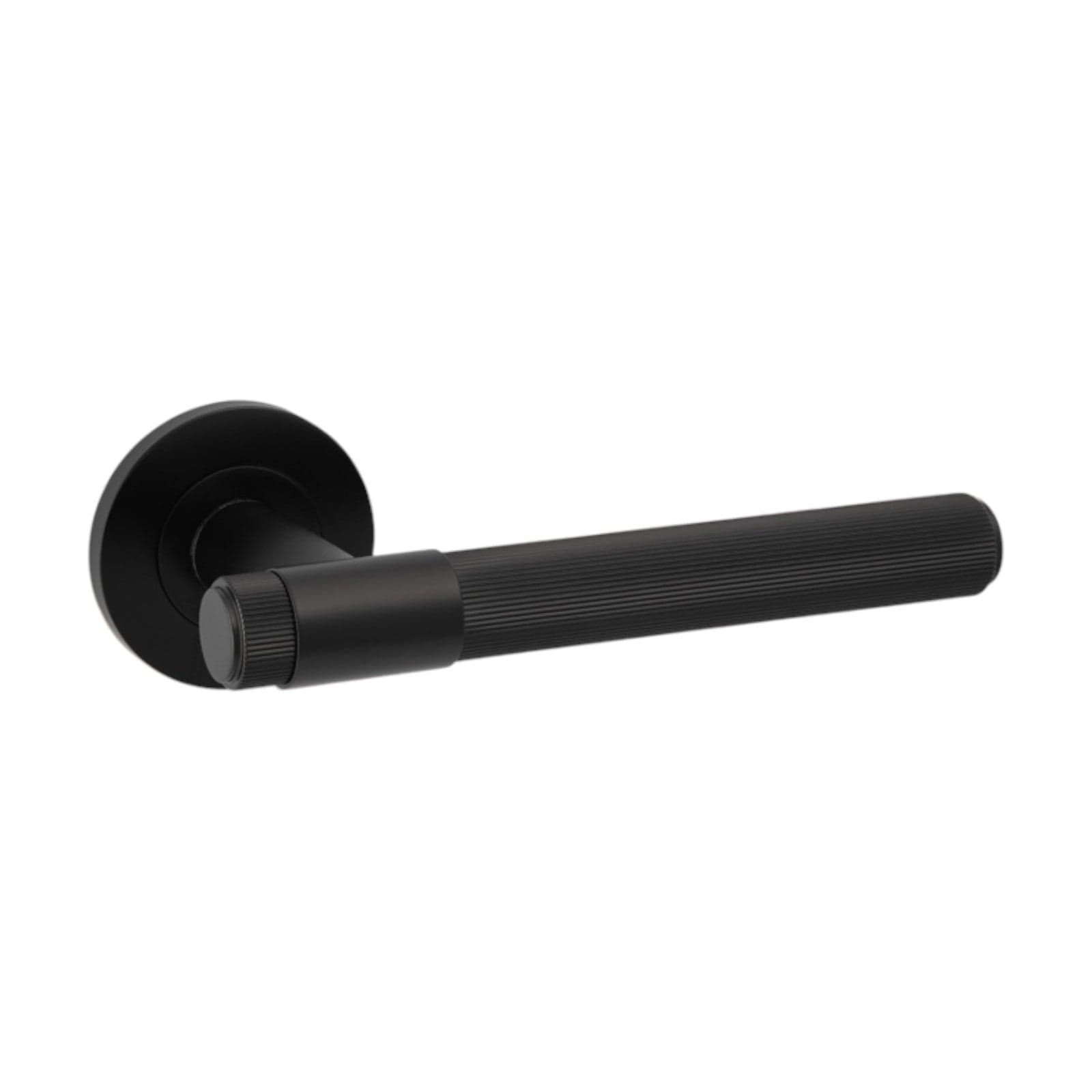 STOCK - Kingston Reeded | Dørhåndtag i Sort Alexander & Wilks AW242BL FINICC