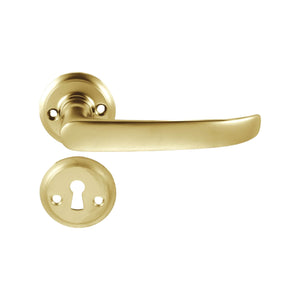 Tårbæk | Dörrhandtag i Borstad Mässing - med lack