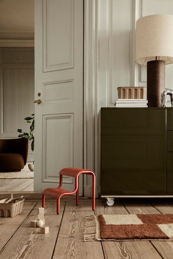 Up Step Stool - Poppy Red