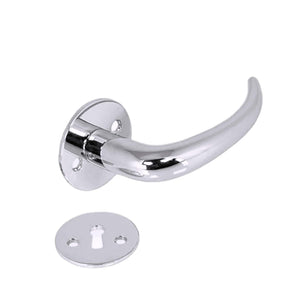 Vedbæk Coupe | Dörrhandtag i Blank Krom