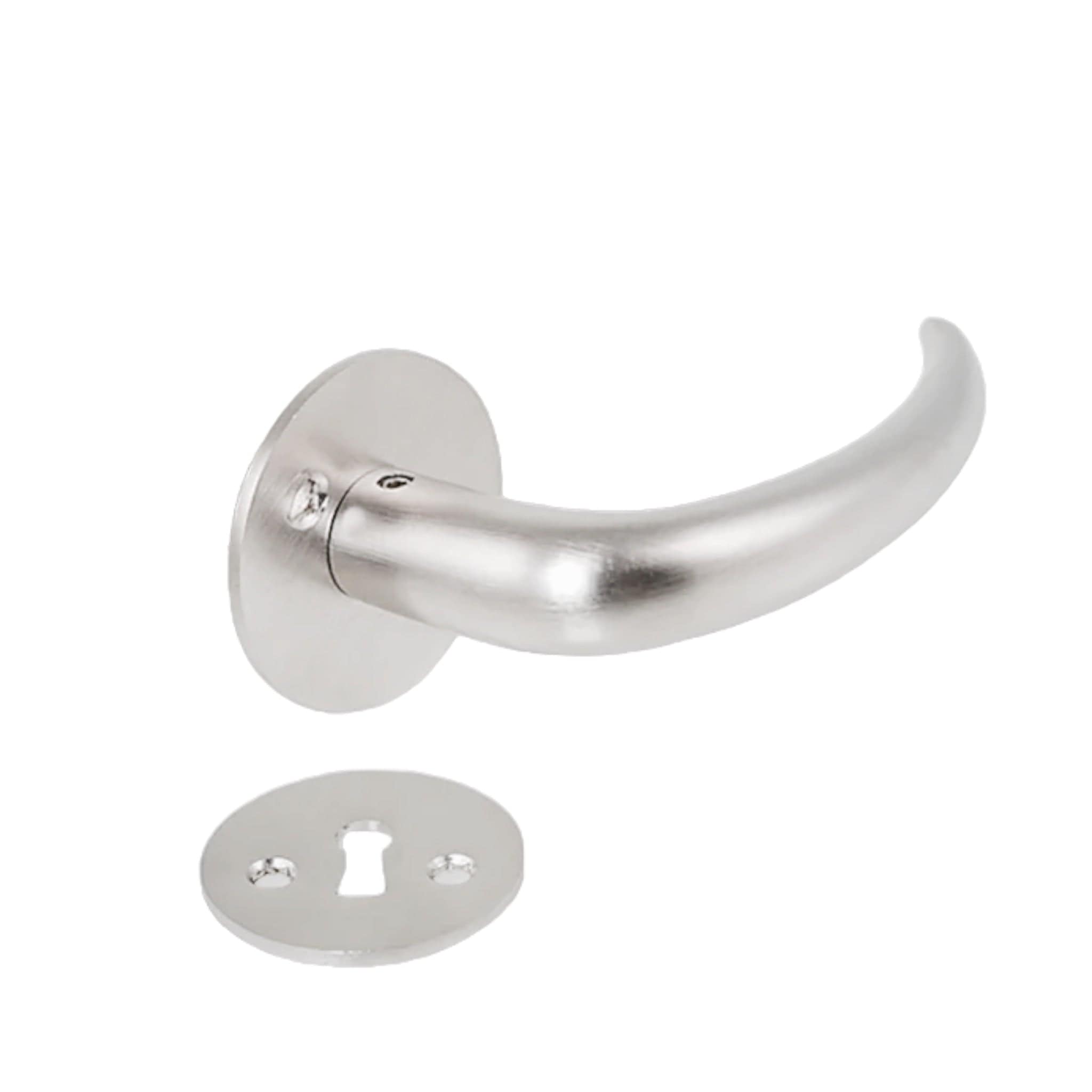 Vedbæk Coupe | Dørhåndtag i Rustfrit Stål Finish inkl nøgleskilte L 115 mm (C/C 30 mm) Sibes KC-206681 FINICC