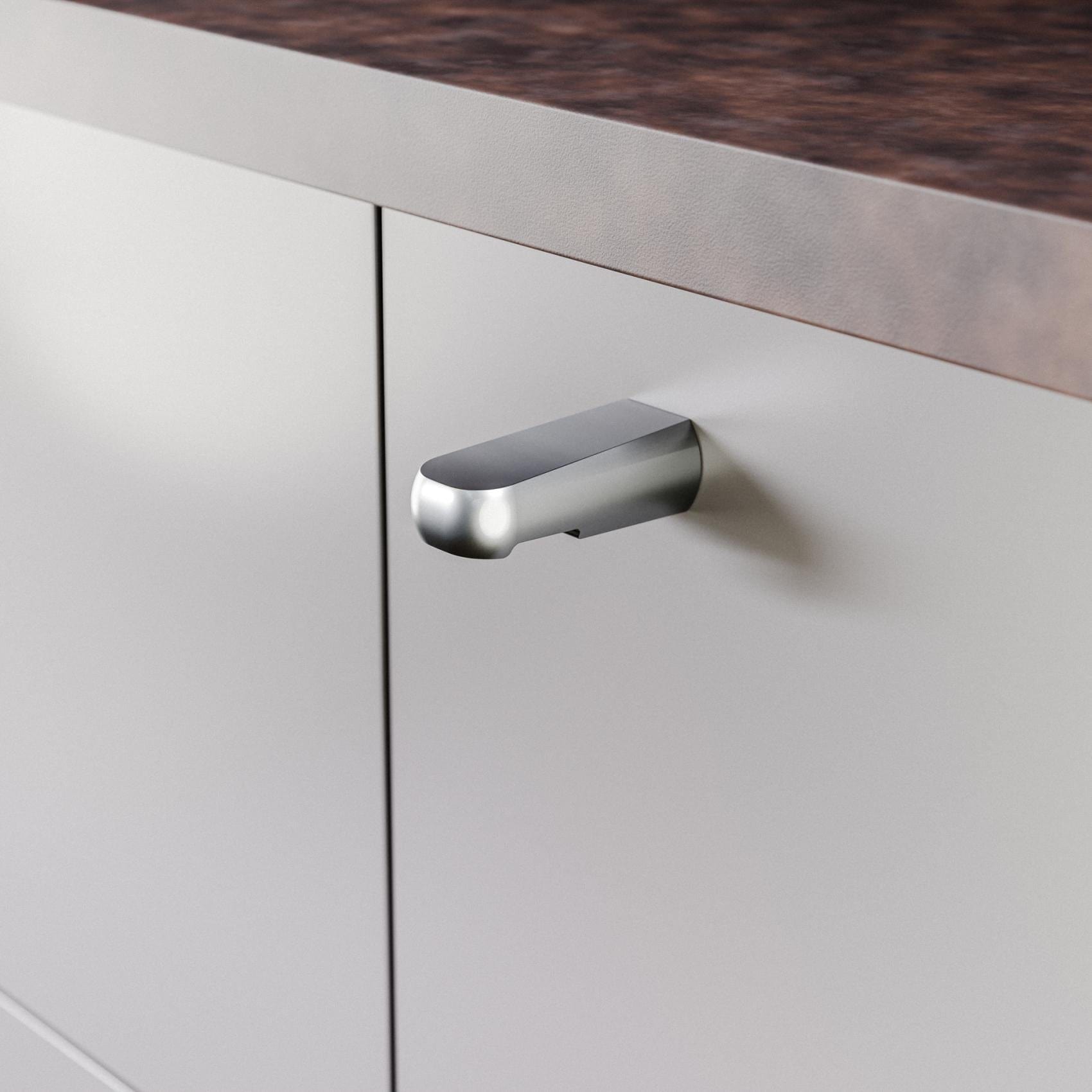 Visby | Knop i Rustfrit Stål Finish L 18 mm x D 40 mm Twentytwo TF-10210114 FINICC