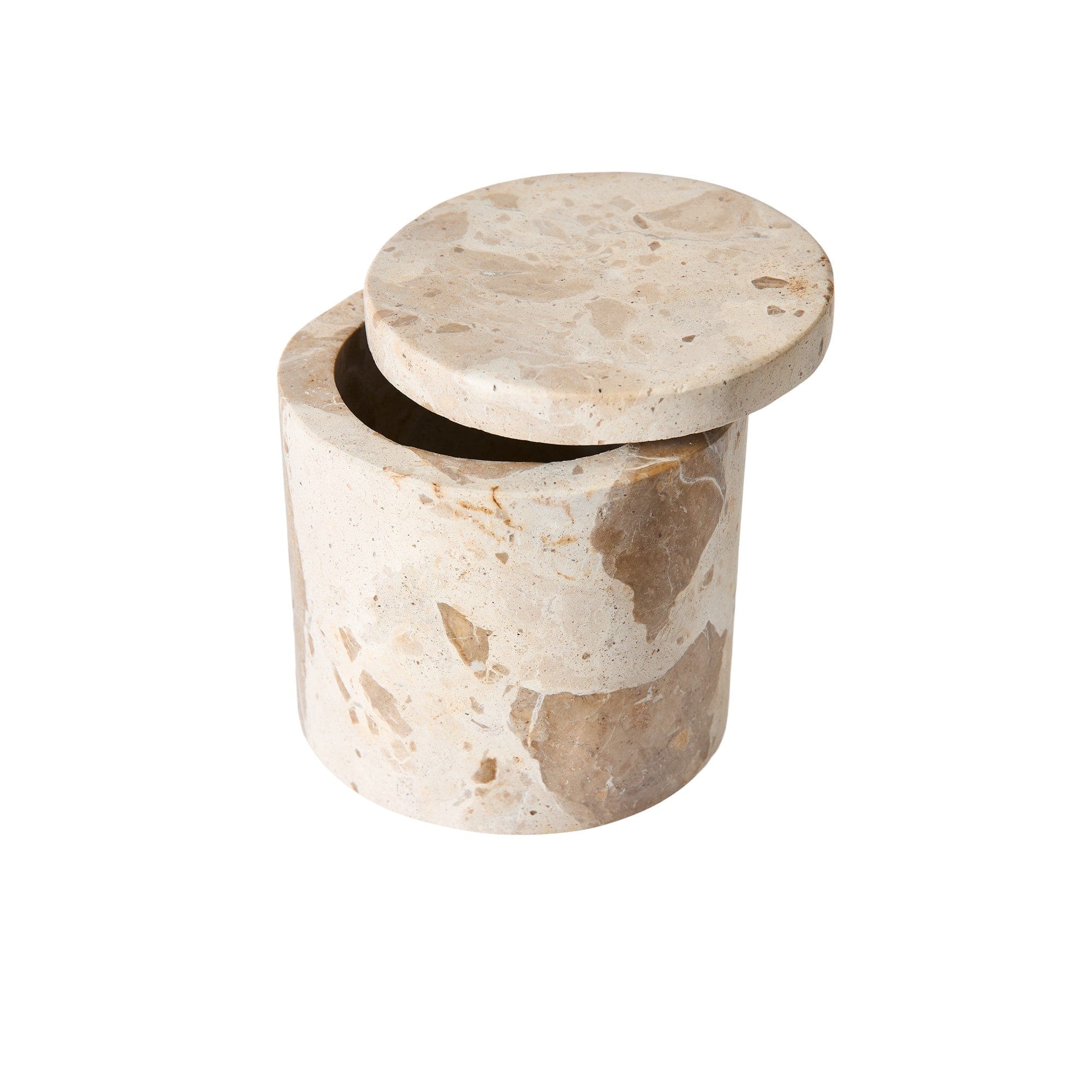 Vita | Krukke i Hvid Marmor Ø 10 cm x H 10 cm Muubs MU-9190002229 FINICC