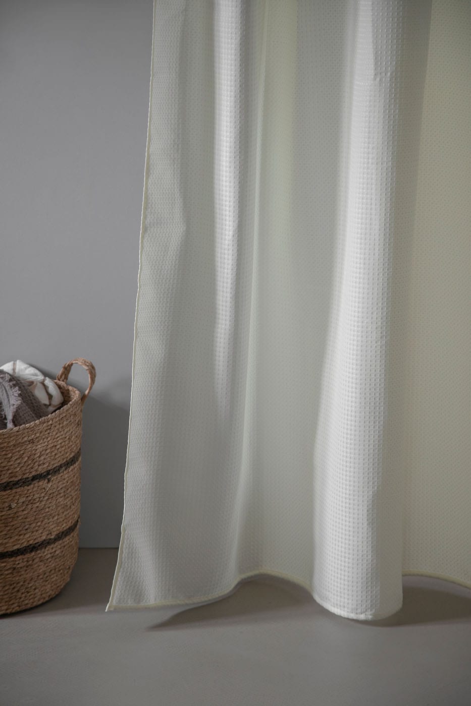 Waffle | Badeforhæng Beige MOUD Home FINICC