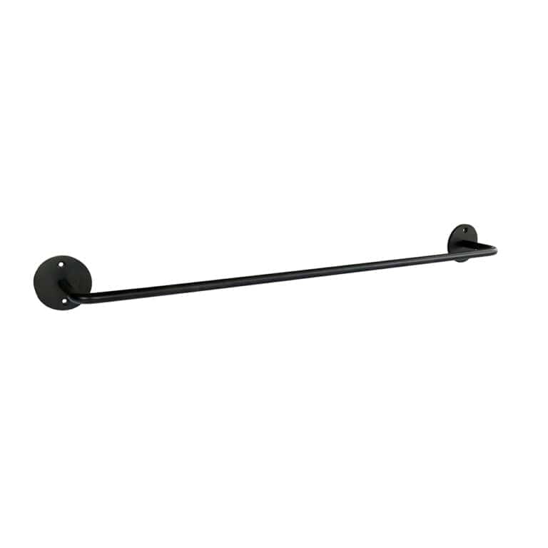 Wall | Håndklædeholder eller Køkkenstang i Mat Sort L 60 cm x D 7 cm MOUD Home MH-210815 FINICC