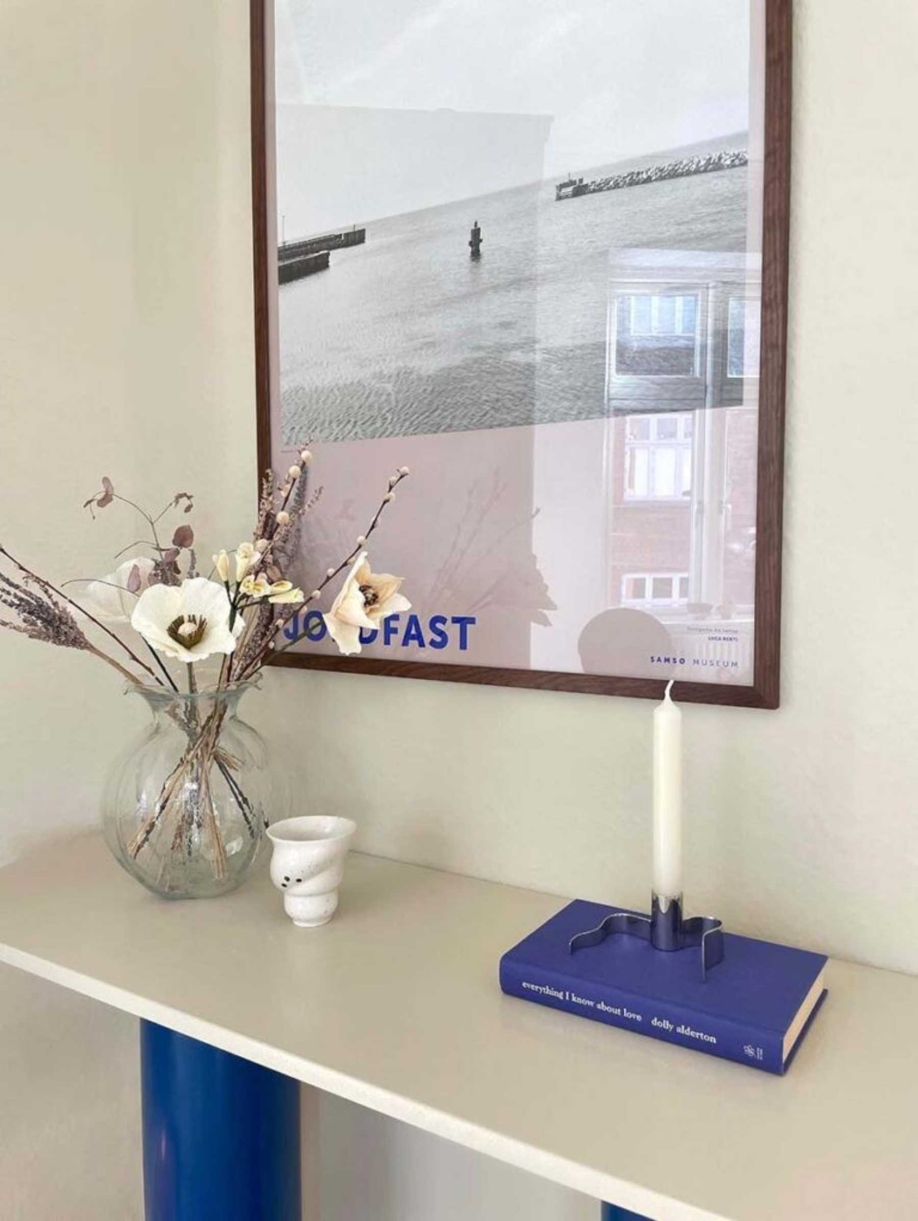 Wavy | Ljusstake i Blank Silver