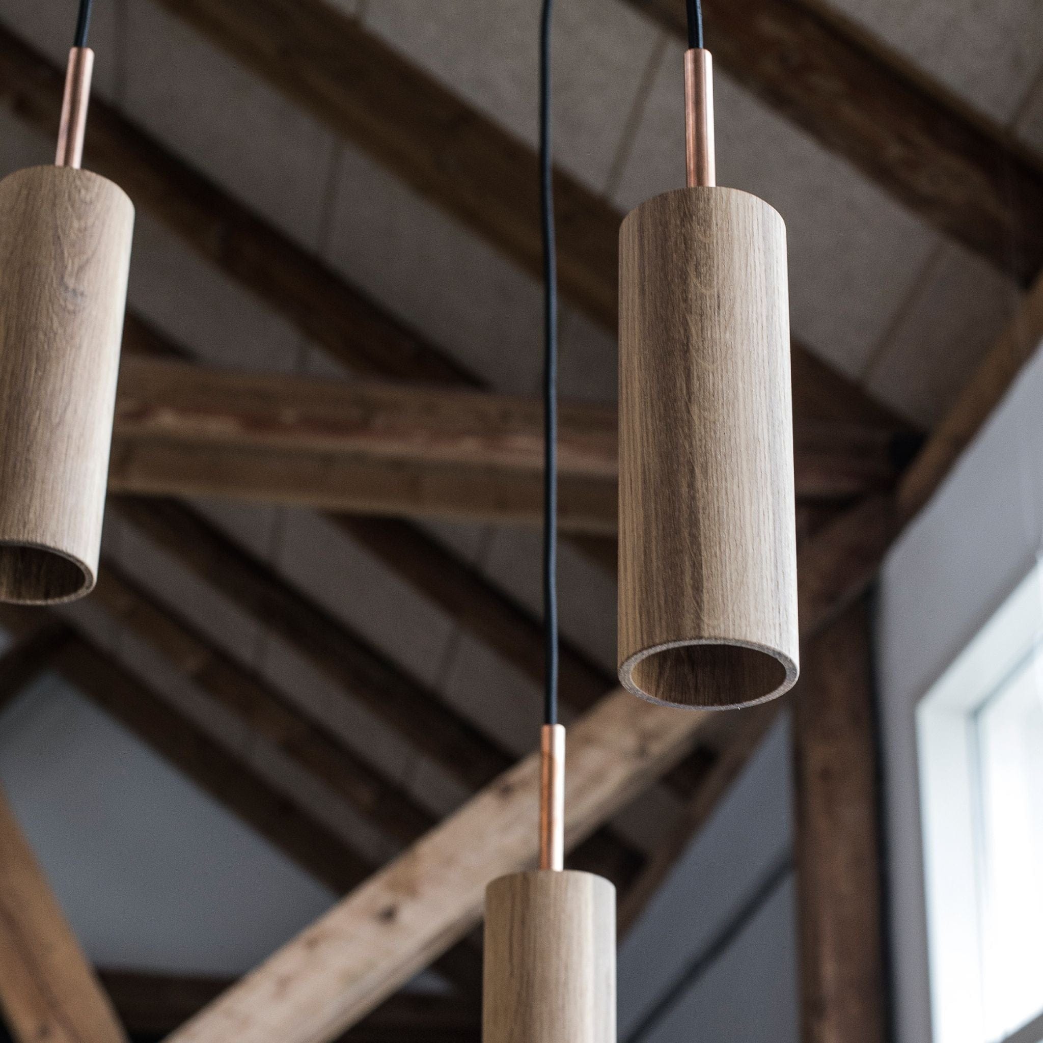 WZ.42 | Pendel Egetræ / Kobber Wood Zone FINICC